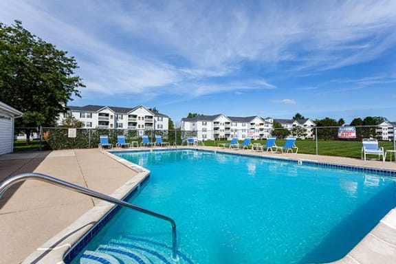 Resort Inspired Pool at Fairfax Apartments - Lansing, MI, Michigan, 48917
